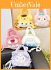 Kuromi Plush Crossbody Bag With Zipper Pocket For Daily Casual Use