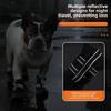 4pcs/set Reflective Waterproof Dog Shoes Warm Wound Recovery Boot  Medium Large Dogs