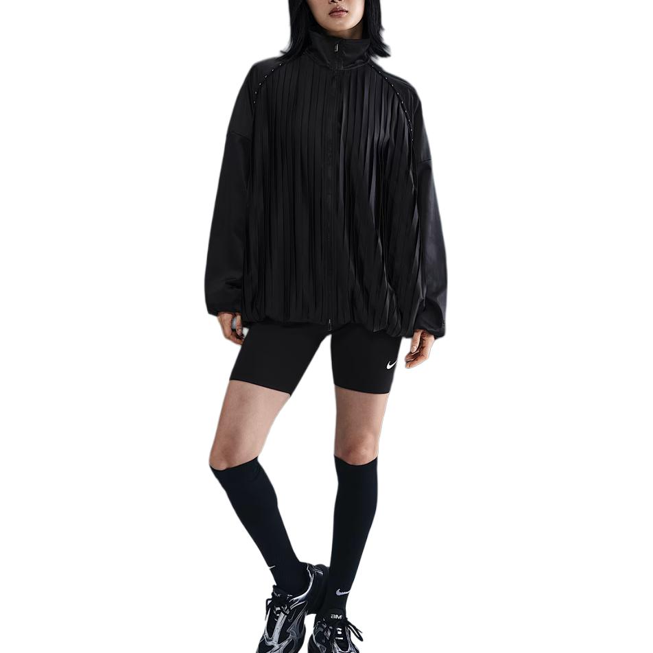 Nike Swoosh Jackets Women's Black Stand Collar Moderate Other HJ0518-010