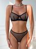 Sexy Leopard Lingerie Brief Set Lace See Through Anal Underwear Women Honeymoon Exotic Sets Push Up Bra Onlyfans Erotic Outfit