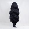 Cosplay Wig with Net, JoJo's Bizarre Adventure Yukako Yamagishi, Navy/Black, Heat-Resistant Wig