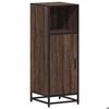 VidaXL Armoire de bain chêne marron 35x37,5x100 cm bois d'ingénierie, armoire de rangement de salle de bain, armoire de 849243