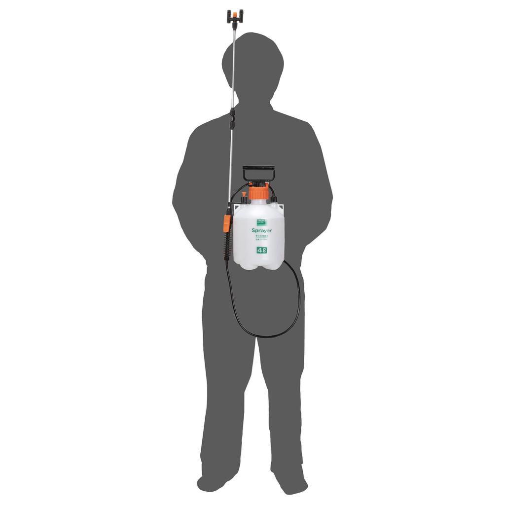 Pulvérisateur à pression TRUSCO TFT04L, 4L,