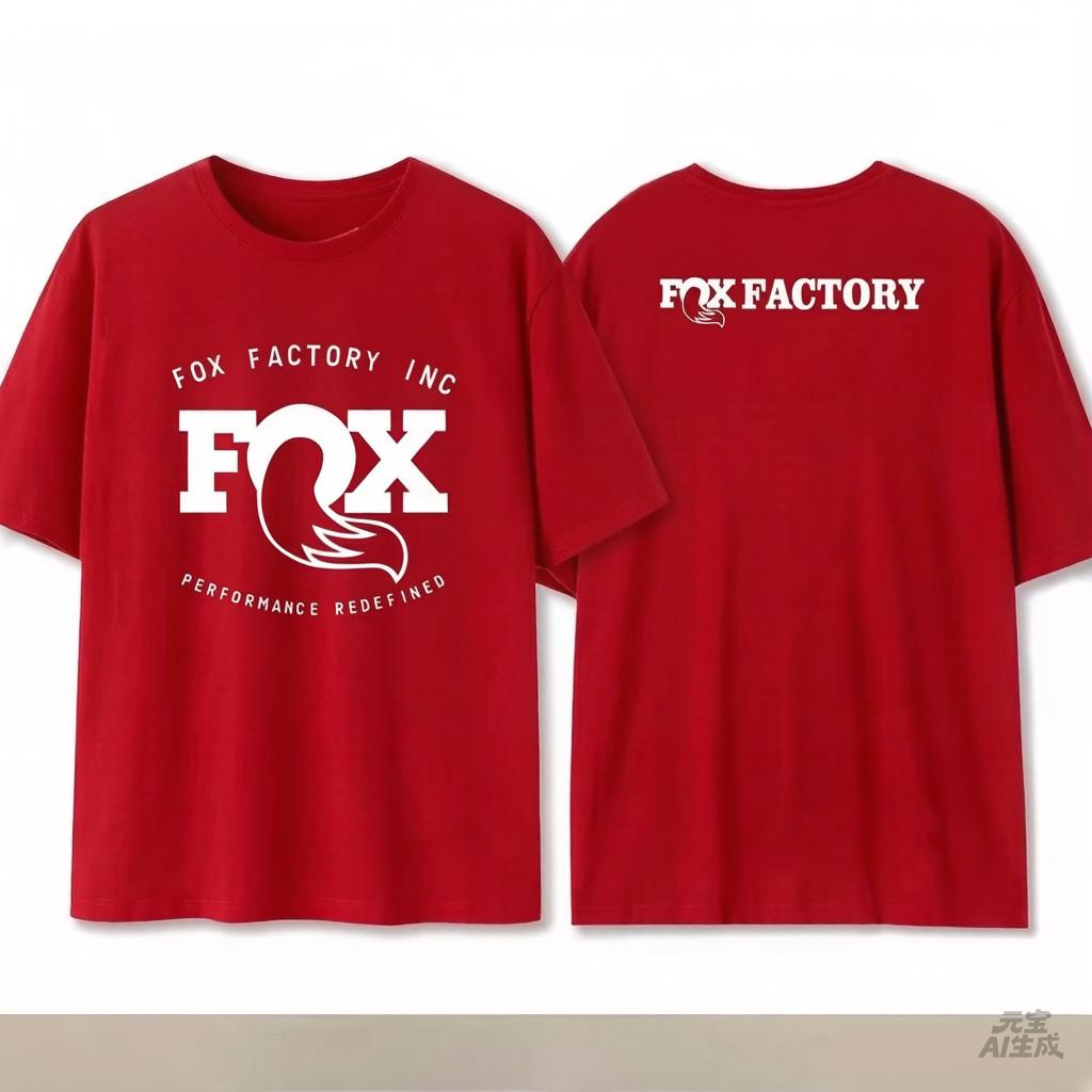 Summer Fox Racing Cross country Mountain Bike Commemorative T shirt High Quality Fashion Unisex Women T shirt Round Neck