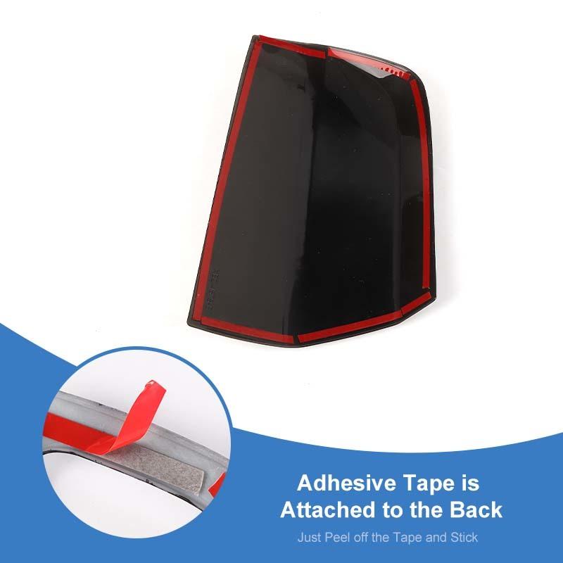 Auto Rücklicht Dekorabdeckung Lampenschutz Dekorationsaufkleber Für Chrysler 300/300C 2011-2014 Auto Exterieur Zubehör, Geräuchert Schwarz.