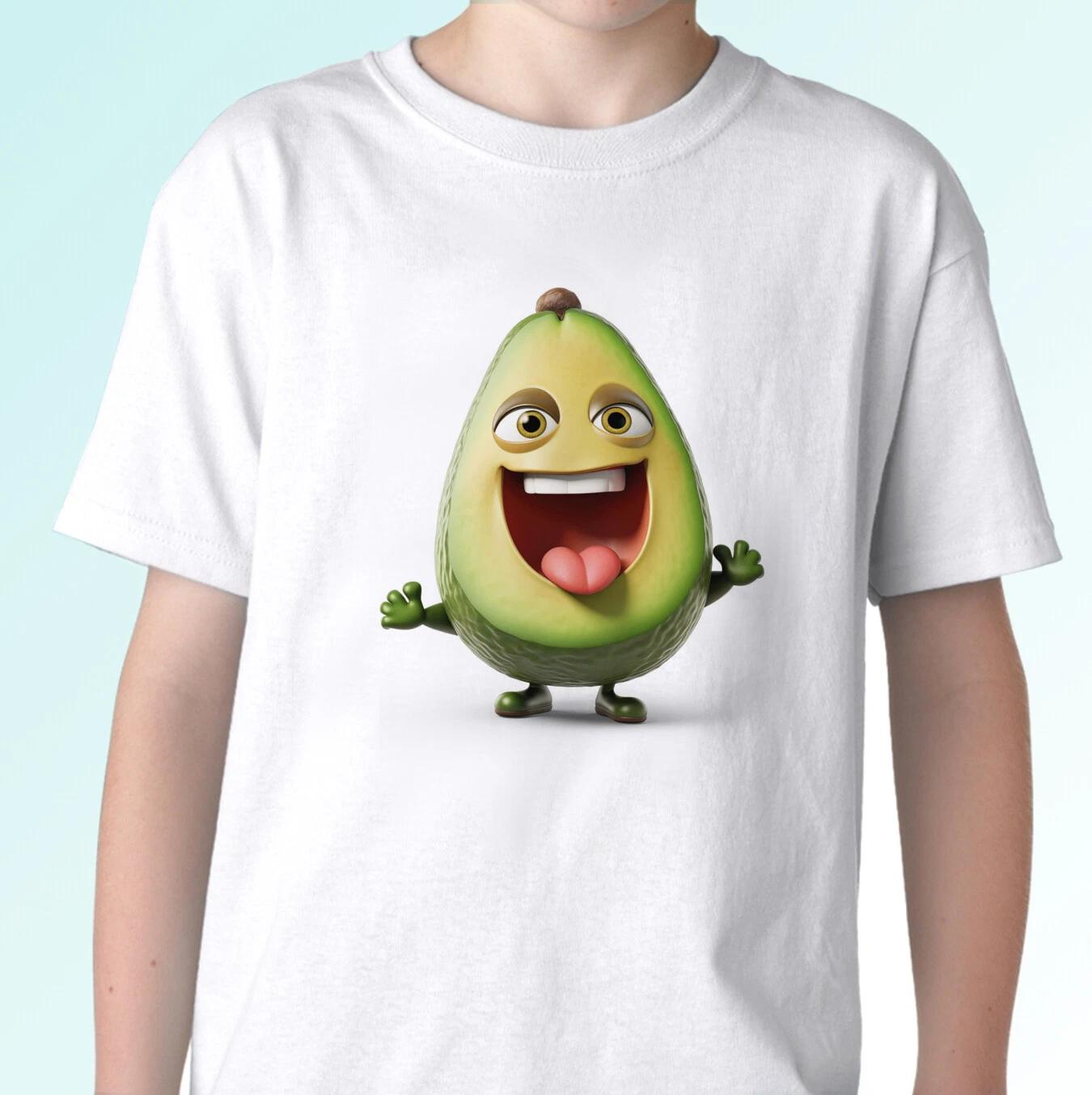 

Avocado kids boys T-Shirt vegetable tee funny top vegan gift s s kids baby sizes 160