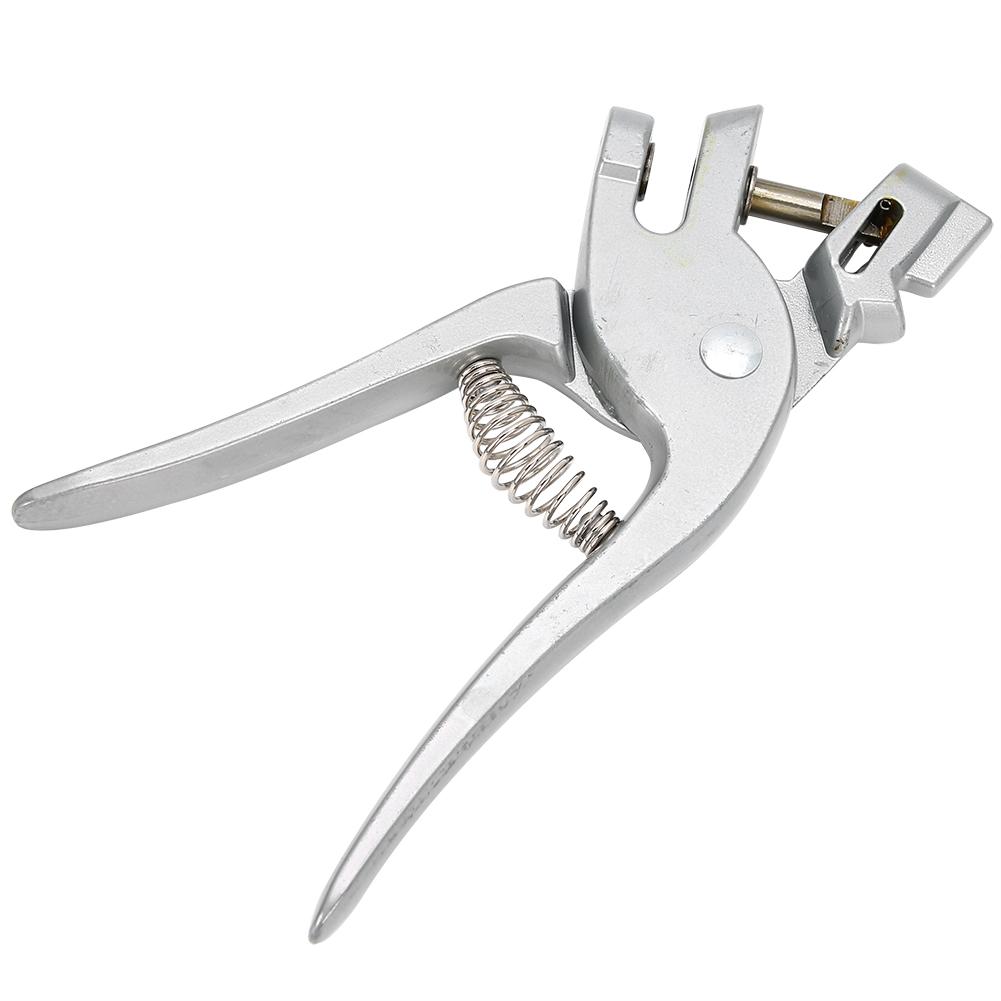 Stainless Steel Livestock Pig Punch Marking Ear Canal Pliers for Distinguish Farm Tool
