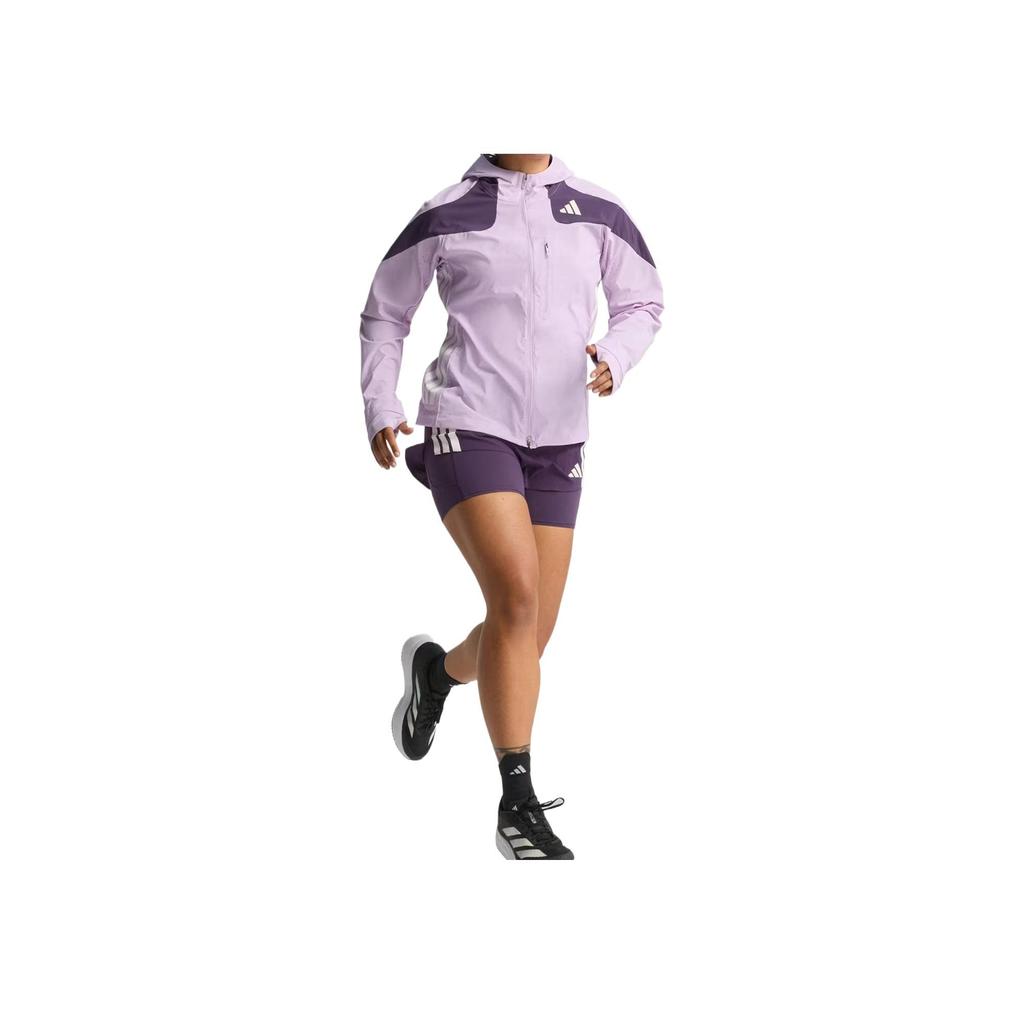 adidas Women's Adizero Running Windbreaker Purple JV7180