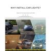 30cm/12inch 2pcs LED DRL Car Daytime Running Light Flexible Waterproof Strip Auto Headlights Brake Flow Lights 12V