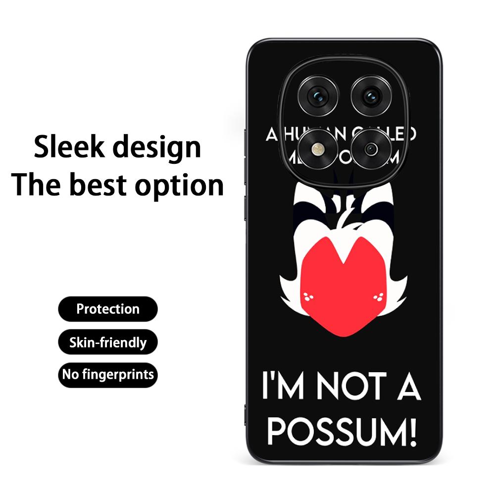 Klassisches Anime Helluva Boss Muster Handyhülle Für Redmi Note 14 13 12 11 Pro Plus S 5G 14C A3 Weiche Schwarze Handyhülle