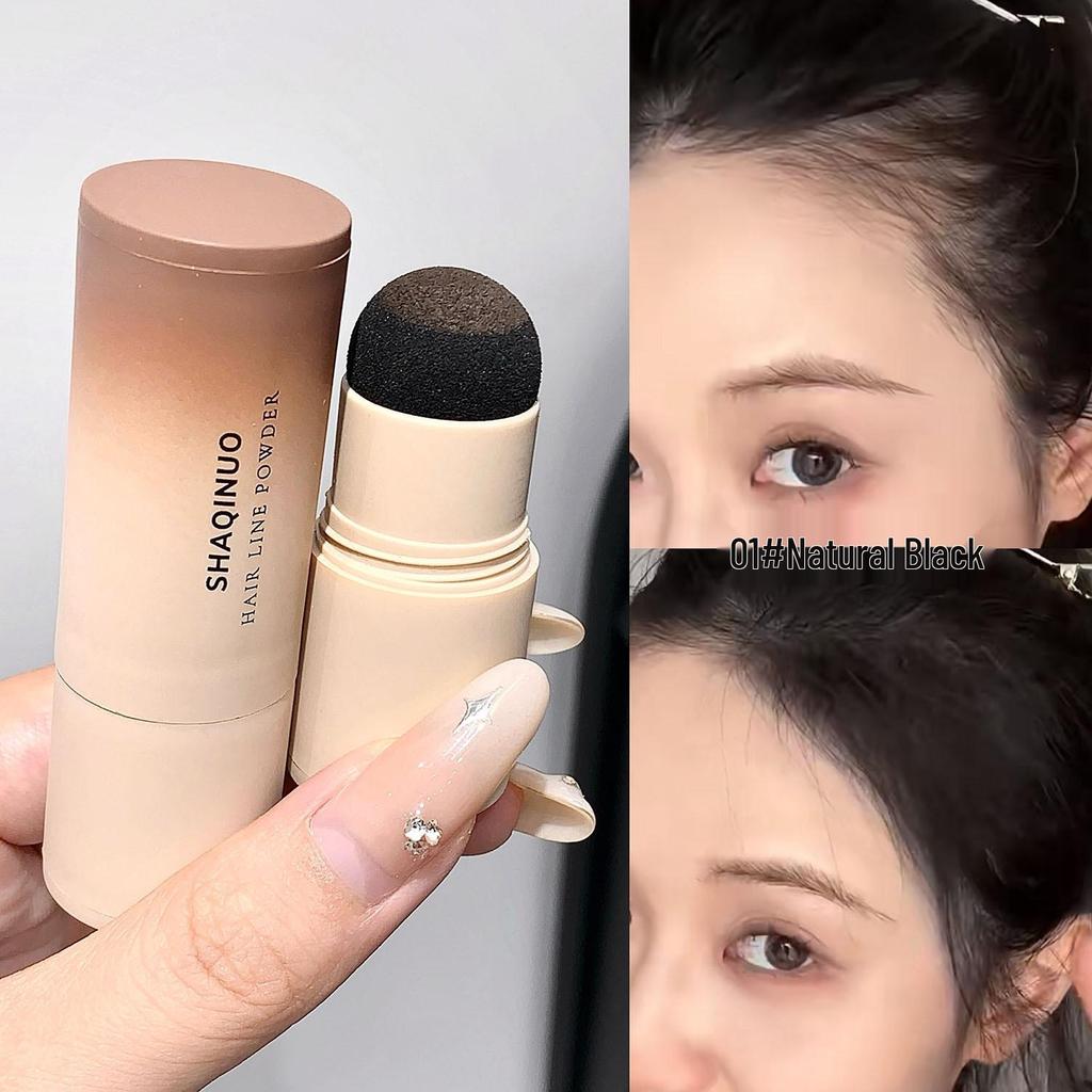 SHAQINUO Hairline Filler: Exquisite Hair Powder & Cream for Contouring and Regrowth; Waterproof & Sweatproof Shadow Formula.