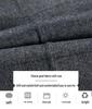 Men's Plus Size 2025 Double-Faced Wool Coat with Detachable Inner Down Jacket and Suit Collar