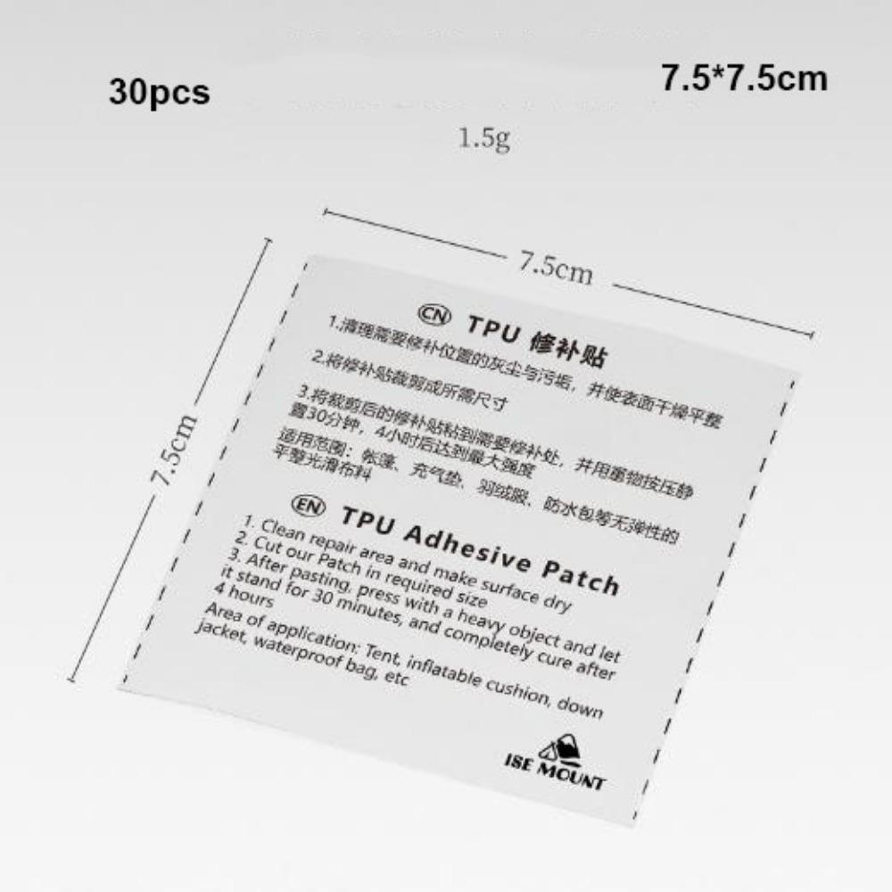 TPU Repair Patch Inflatable Products Leak Repair Patch For Outdoor Tarp Boat Covers Sail