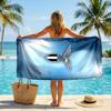 Lazio FC Print Quick Dry Beach Towel Microfiber Absorbent Portable Travel Swimming Towel