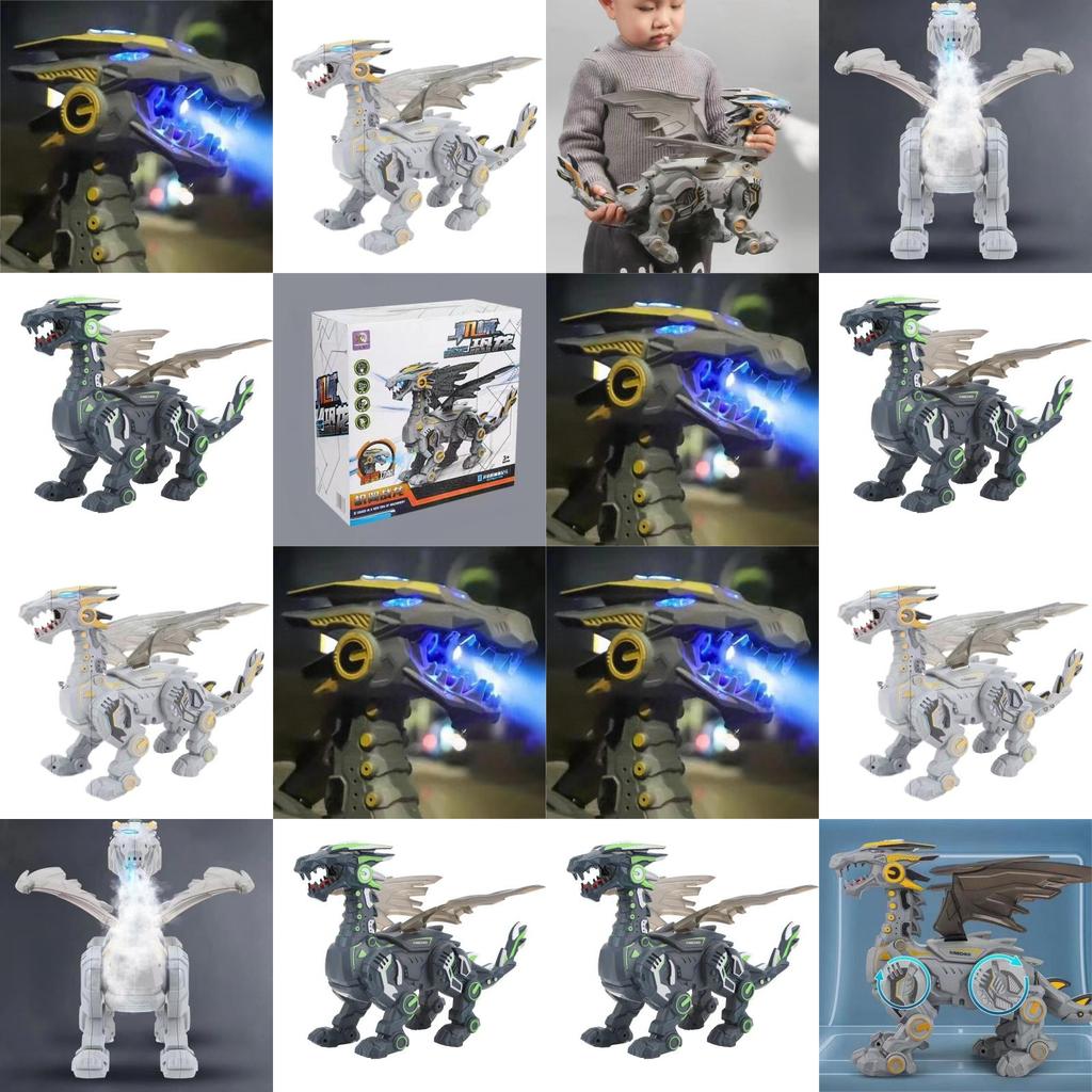 Spraying Electric Dragon Large-sized Dino Toy For Boys