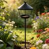 Anti-Waste Wild Feeding Station Spill Guard Outdoor Bird Bath Standing Bird Feeder  Yard