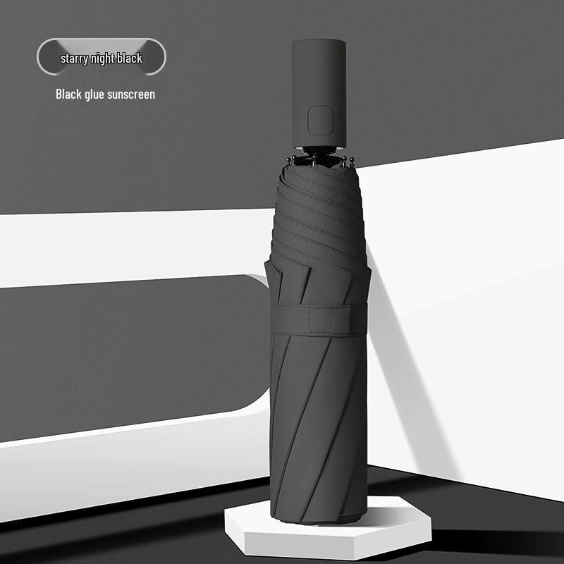 Large Women's Automatic Umbrella: UV Protection, Sunshade, Sturdy, Foldable, Suitable for Sun and Rain