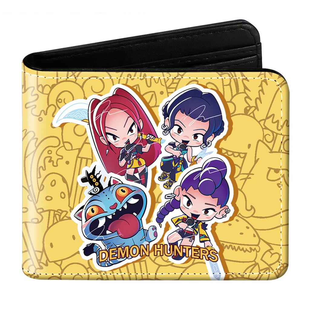 PU Leather Bifold Short Wallet, Animation Movie Peripheral Wallet, Fashionable And Exquisite Small Wallet