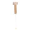 LED Wall Sconce Oak Wood Travertine Stone Modern Rotatable Wall Light Fixture Art Decor for Entryway Hallway Bedroom Bathroom