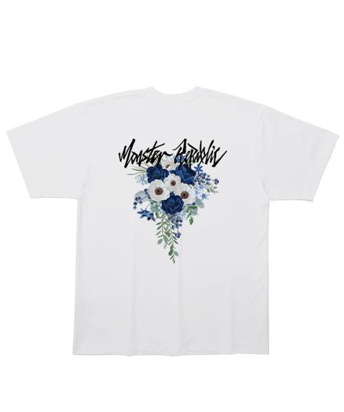 MONSTER REPUBLIC Movement Flower Midnight Blue T-Shirt White