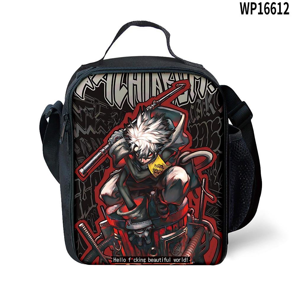 Sac bandoulière classique pour étudiant Gachiakuta Boîte à lunch Isolation thermique Sac à déjeuner 3D Imprimé Sacs à main isothermes pour pique-nique Sacs à glace