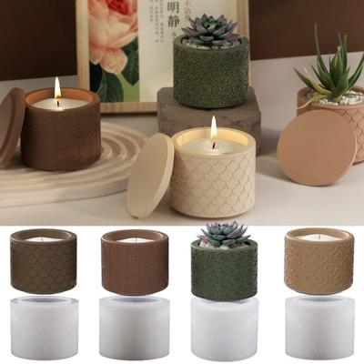 Versatile and Easy To Use DIY Silicone Mold for Creating Storage Container Flower Pots and Candle Holders Decorations