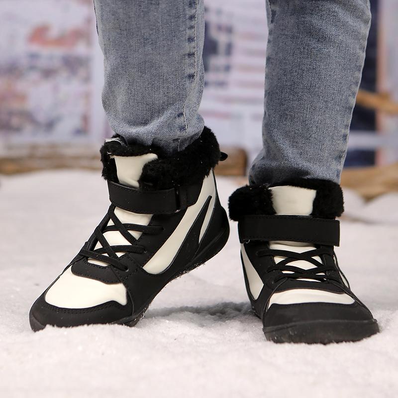 New Kids Wide Toe Barefoot Snow Boots | Boys Girls Warm Boots Toddler Little Kids | Boys/Girls Winter Minimalist Sneakers