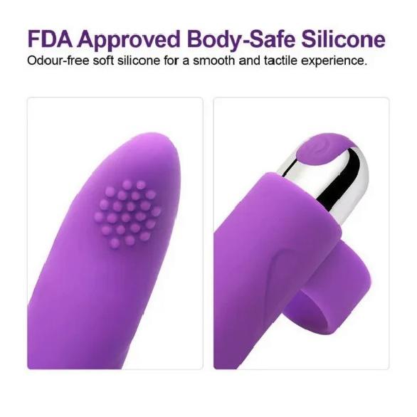 Silicone Charging Bullet Finger Vibrator Vibrating Spear Female Appliance Masturbation Device Sex Toy Supplies