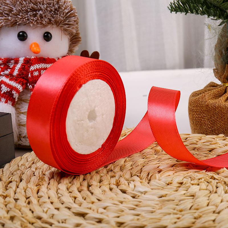 2.5Cm Polyester Webbing, Cake Gift Packaging Bouquet Material Fruit Ribbon Ribbon