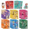 8 Super Power Girl Guka Stickers DIY Hand Account Small Card Mobile Phone Case Decoration Korean Ins