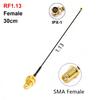 1Pcs 30cm SMA To IPX Cable RF1.13 RP SMA Female Adapter U.FL IPX Coax Cable  for Wifi Router Antenna
