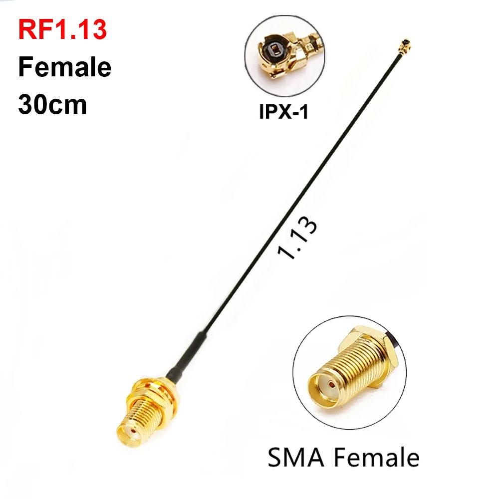 1Pcs 30cm SMA To IPX Cable RF1.13 RP SMA Female Adapter U.FL IPX Coax Cable  for Wifi Router Antenna