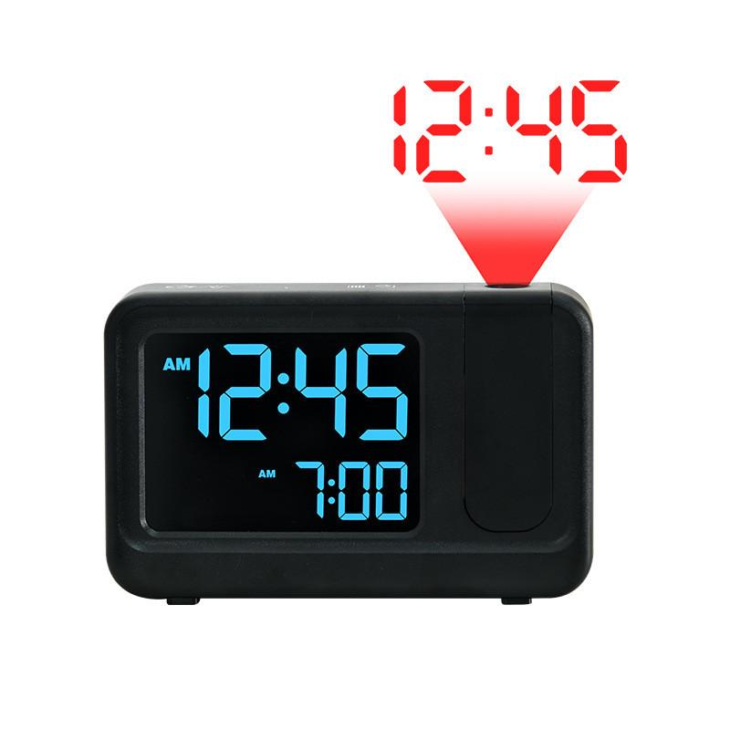 Minimalist Lcd Table Clock With Calendar And Alarm For Living Room Use