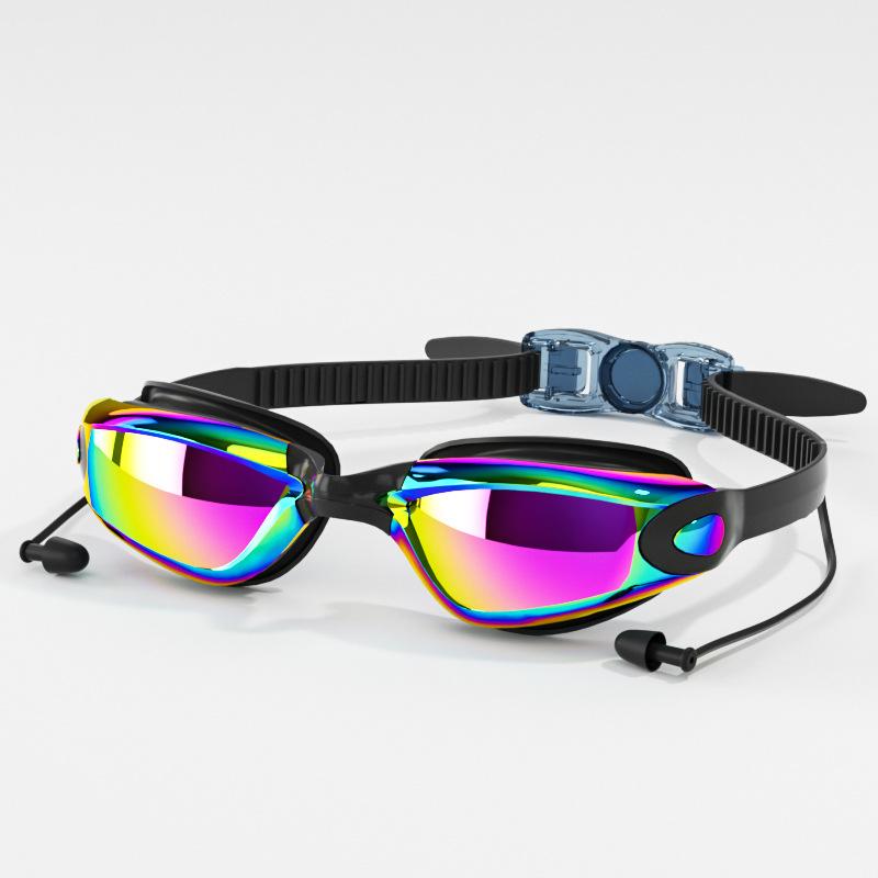 

Профессиональные взрослые очки для плавания с защитой от запотевания и берушами. Мужские и женские очки для плавания. Герметичные. Регулируемые. Защита от УФ-лучей. фиолетовый