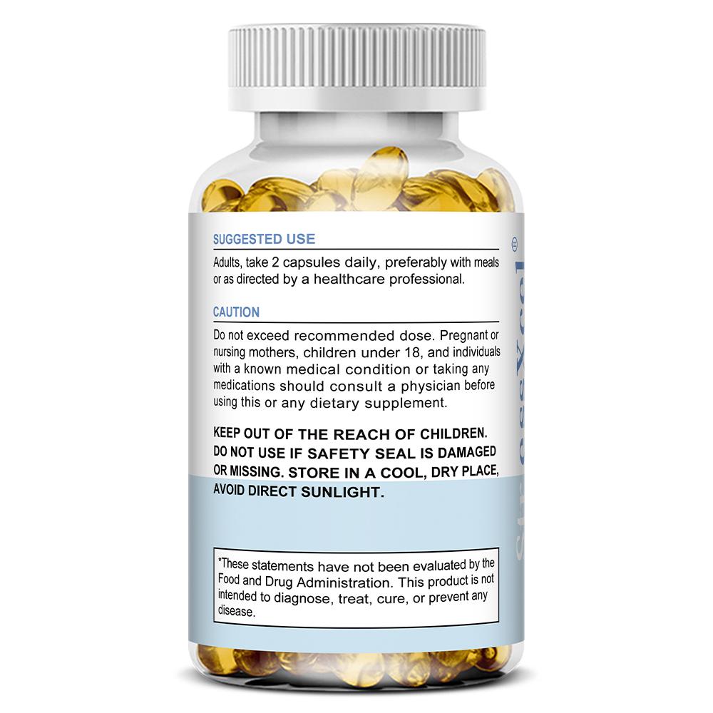 Nicotinamid-Mononukleotid 500 mg Nahrungsergänzungsmittel, 120 Weichkapseln pro Flasche