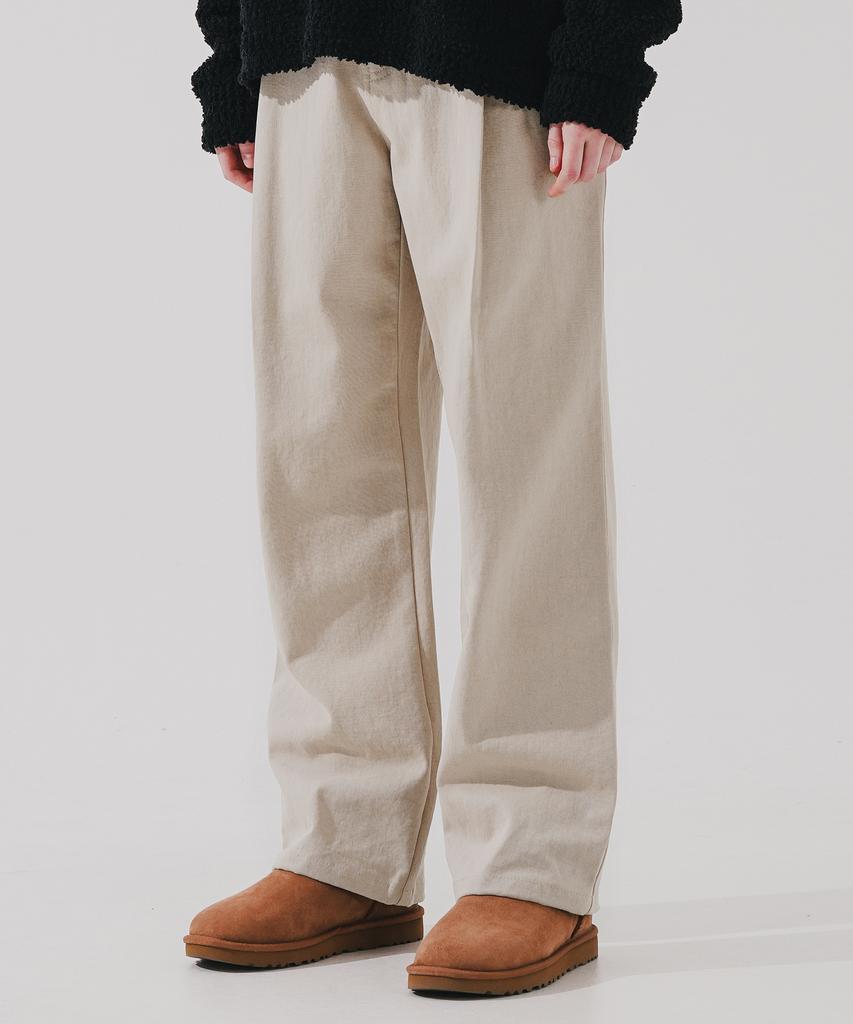 WV PROJECT Flipside Cotton Pants Beige Jnlp7634
