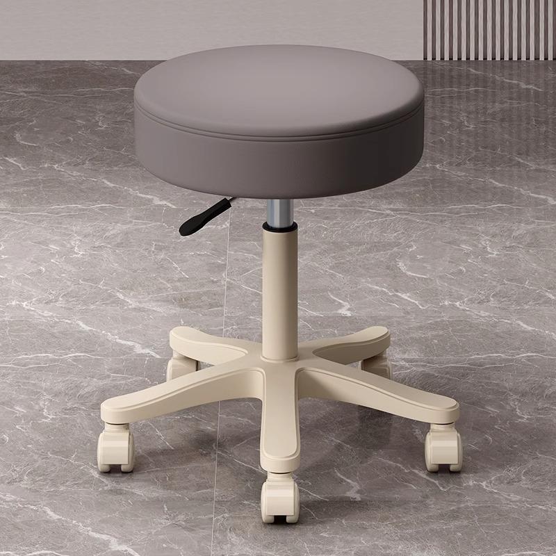 Beauty Salon Swivel Stool: Hairdresser, Nail Technician, Makeup Artist, Barber Wheeled Chair