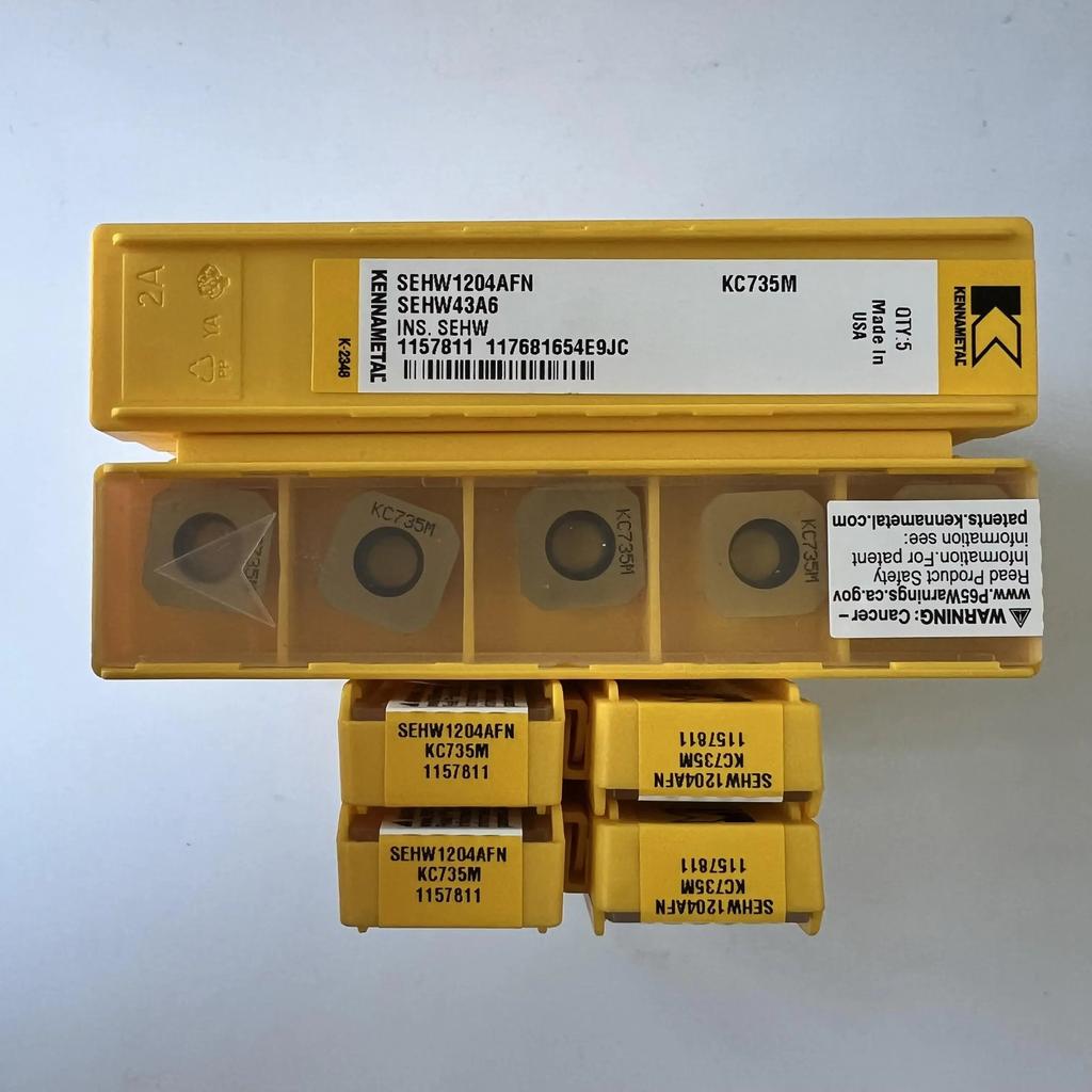 KENNAMETEL / SEHW1204AFN KC735M  / Original carbide blade 10 Pcs