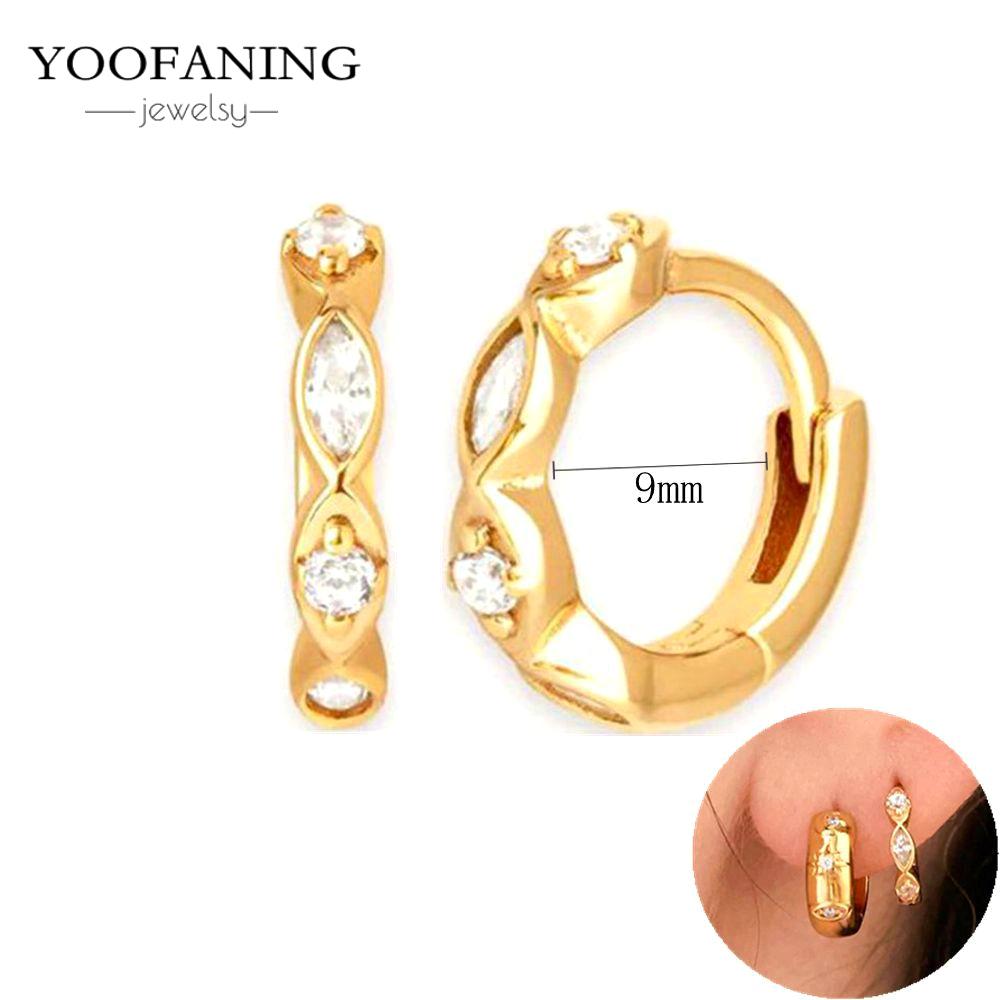 925 Silver Ear Needle Fashion Light Luxury Gold hoop earrings Classic Retro Collection earrings for women Jewelry Gift
