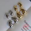 BF CLUB Silver Color Shinning Earrings For Women Sexy Girl Fashion Gold Waterdrop Trendy Jewelry Gift Party Wedding Pendientes