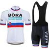 Set esclusivo transfrontaliero di abbigliamento da ciclismo BORA, maglie a maniche corte e pantaloncini, l'abbigliamento da ciclismo è personalizzato dai produttori per renderlo popolare su Amazon