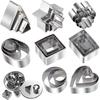 ZISIZ Stainless Steel Cookie Cutter Set