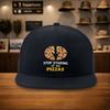 Stop Staring At My Pizzas Graphic Print Baseball Cap Unisex Polyester Street Style Adjustable HipHop Hat