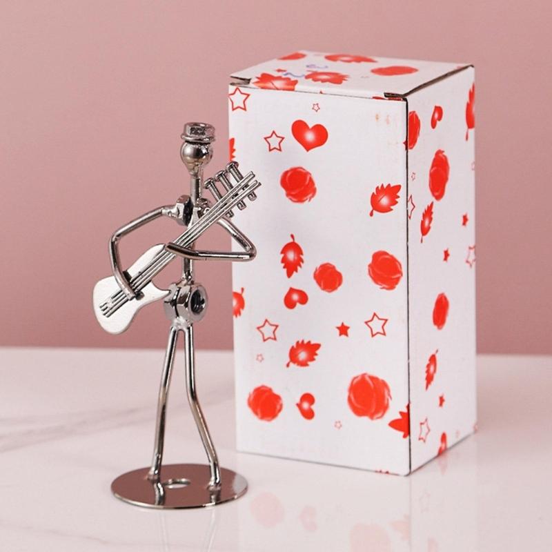 Miniatur Musikerfigur Dekorative Bastelartikel Schmuck Zubehör Geschenk für Kinder Mädchen Junge Geburtstag Hochzeit Party Geschenk