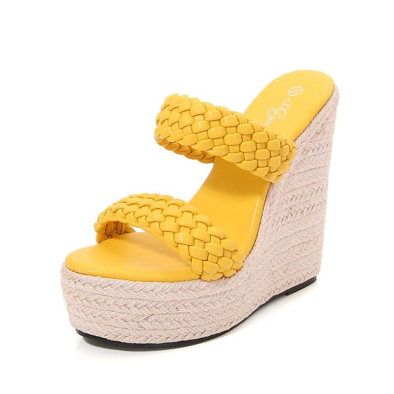 Fashion Fashion Women Sandals High Platform Chunky Heel Summer New Arrivals 15cm Sky-High Sexy Strappy Shoes