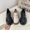 Weiche Schwester kleine Lederschuhe Kinder Britischer Stil Frühling und Sommer 2025 neue Slipper Koreanische Version vielseitige Plateau Einzel Schuhe