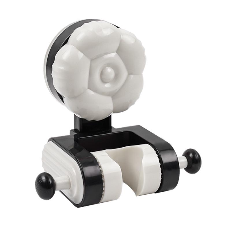 Adjustable Rotating No-Drill Suction Cup Shower Holder