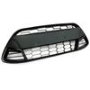 New Front Bumper Grill Lower Grille for Ford Fiesta Mk7 2008-2012 Bumper Grille ABS Chrome Racing Centre Grille Cars Spare Parts