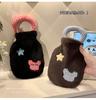 1Pc Warm Water Bag, Hot Water Bag, Water Filling To Warm The Belly, Hand Warmer for Students, Cute Plush Hot Compress Mini Size