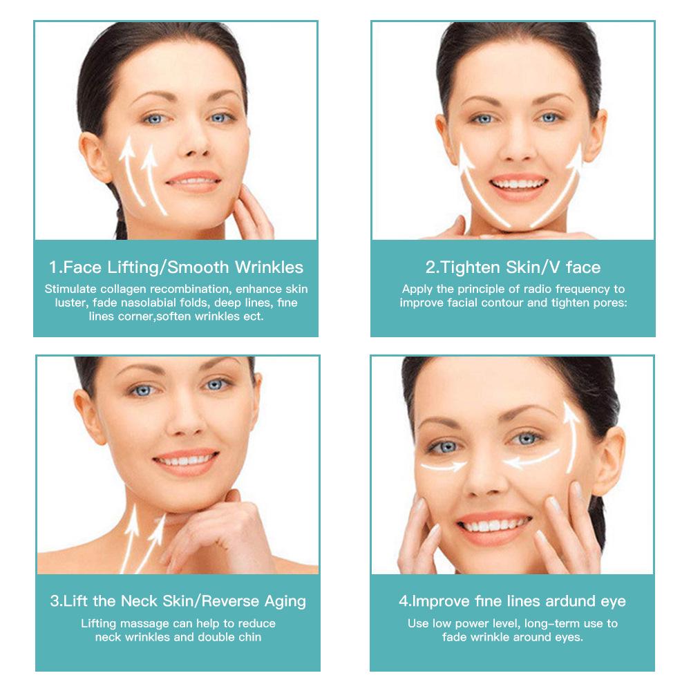 Mini Ultrasonic Sculpting Tool: HIFU EMS Pulse for Lifting & Wrinkle Smoothing